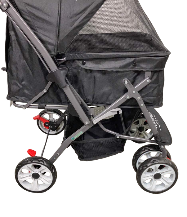 secondhand Wonderfold Pet Stroller, Jet Black