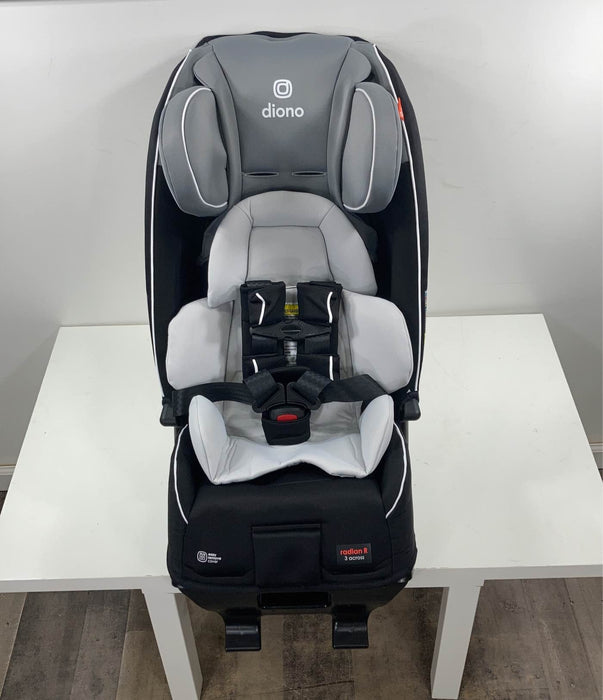 used Diono Radian 3RXT Convertible Car Seat, 2021, Black Gray