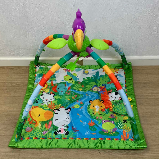 used Fisher Price Rainforest Melodies and Lights Deluxe Gym