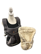 used Ergobaby 360 All Positions Cool Air Mesh Baby Carrier, Carbon Grey, With Cool Mesh Infant Insert