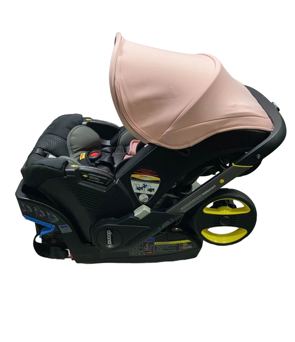 secondhand Doona Infant Car Seat & Stroller Combo, 2023, Blush Pink