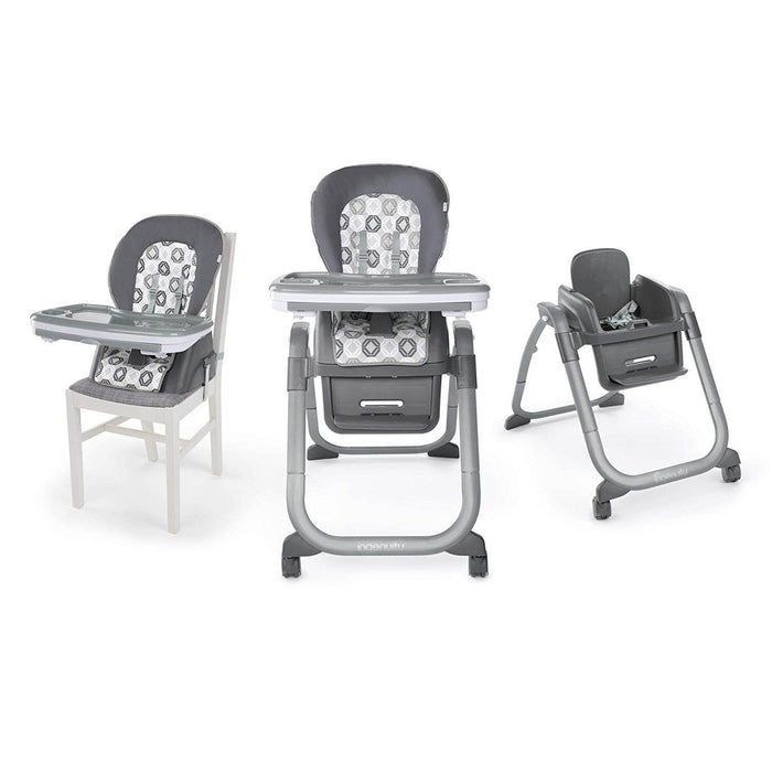 Ingenuity SmartServe 4-in-1 High Chair With Swing Out Tray, Clayton