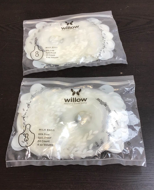 used Willow 48-Count 4 oz Spill-Proof Breast Milk Bags