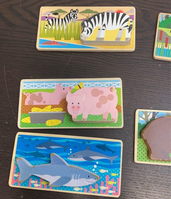 used BUNDLE Wooden Puzzles