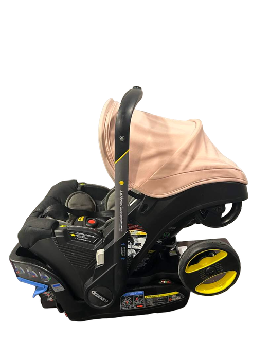 secondhand Doona Infant Car Seat & Stroller Combo, 2021, Blush Pink