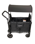 secondhand Wonderfold W2 Original Multifunctional Double Stroller Wagon, 2021, Black