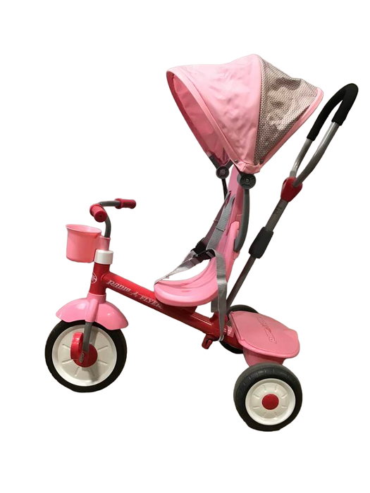 secondhand Radio Flyer 4-in-1 Stroll 'n Trike, Pink