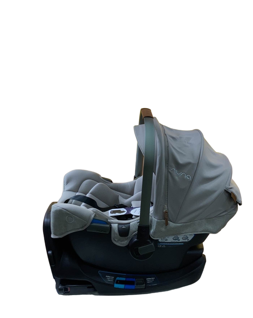 secondhand Nuna PIPA rx Infant Car Seat with RELX Base, Hazelwood, 2023