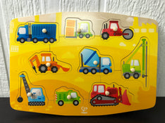 used Hape Toddler Wooden Peg Puzzle