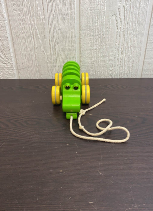 used Plan Toys Wooden Dancing Alligator Push And Pull Toy