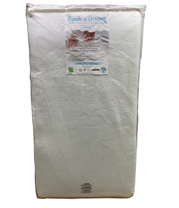 used Bundle of Dreams Classic Crib & Toddler Mattress