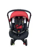 secondhand Doona Infant Car Seat & Stroller Combo, 2022, Flame Red