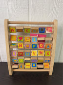 used Hape Wooden Alphabet Abacus