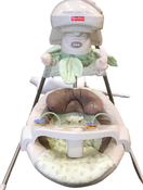 secondhand Fisher Price Nature’s Touch Baby Papasan Cradle Swing