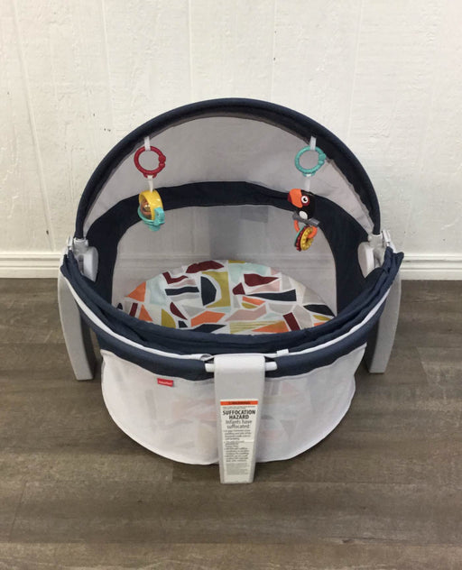 used Fisher Price On-the-Go Baby Dome, Navy