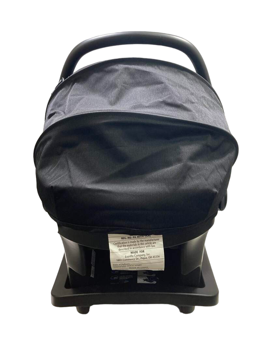 used Evenflo Pivot Suite Travel System, 2023 Dunloe Black