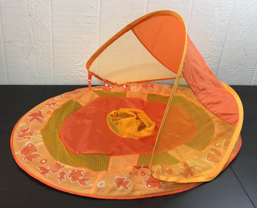 secondhand SwimWays Baby Spring Float with Sun Canopy