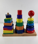 used Melissa & Doug Geometric Stacker