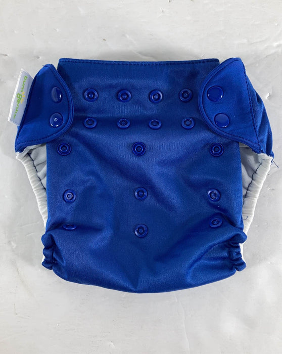 secondhand BumGenius Elemental All-In-One Cloth Diapers, - royal blue