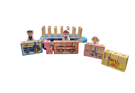 secondhand Melissa & Doug Paw Patrol Wooden ABC Block Truck