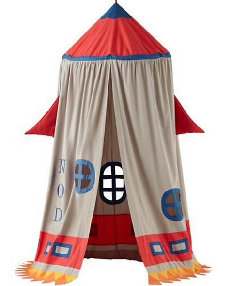 used Land Of Nod Canopy Playhouse Rocketship