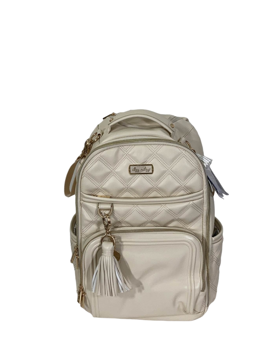 secondhand Itzy Ritzy Boss Plus Backpack Diaper Bag, Milk and Honey