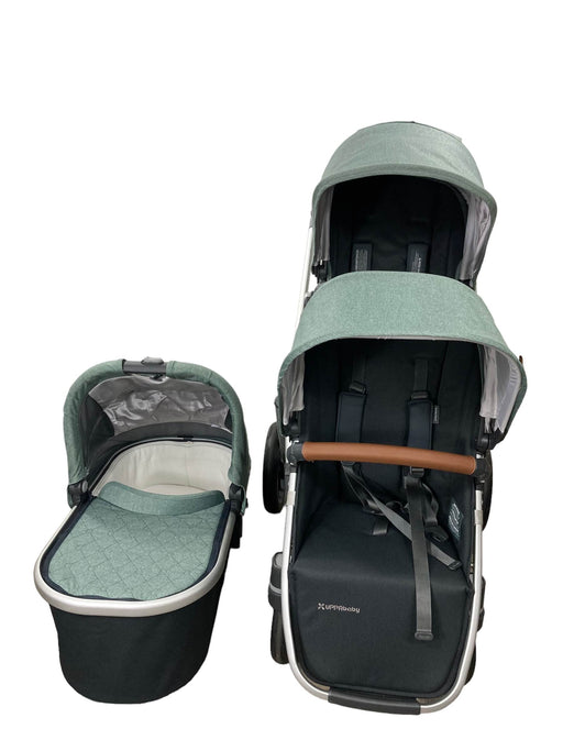 used UPPAbaby VISTA Double Stroller, 2017, Green