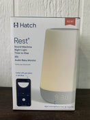 used Hatch Baby Rest+ Sound Machine with Audio Baby Monitor