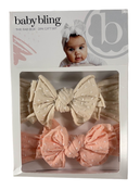 used Baby Bling Fab Box Set, 2 Pack Headbands