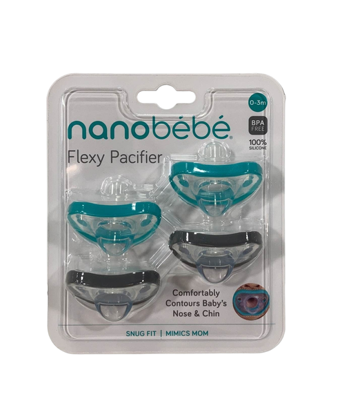 used Nanobébé Flexy Pacifier 4 Pack