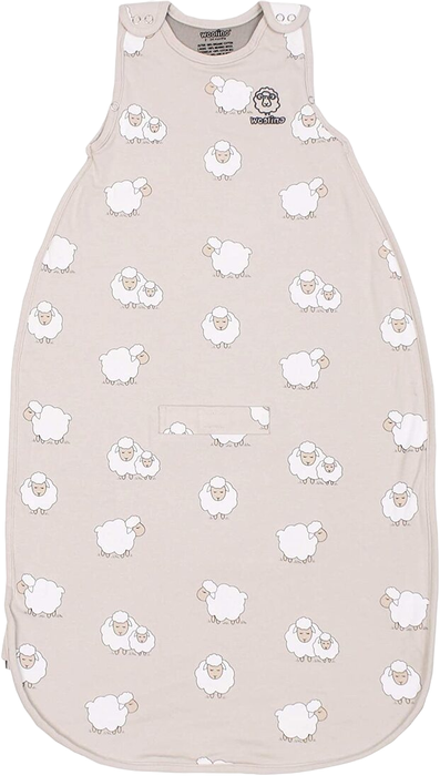 Woolino 4 Seasons Ultimate Sleep Bag, Sheep, 2-24 Months