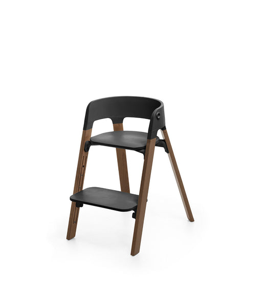 used Stokke Steps Chair, Black Golden Brown