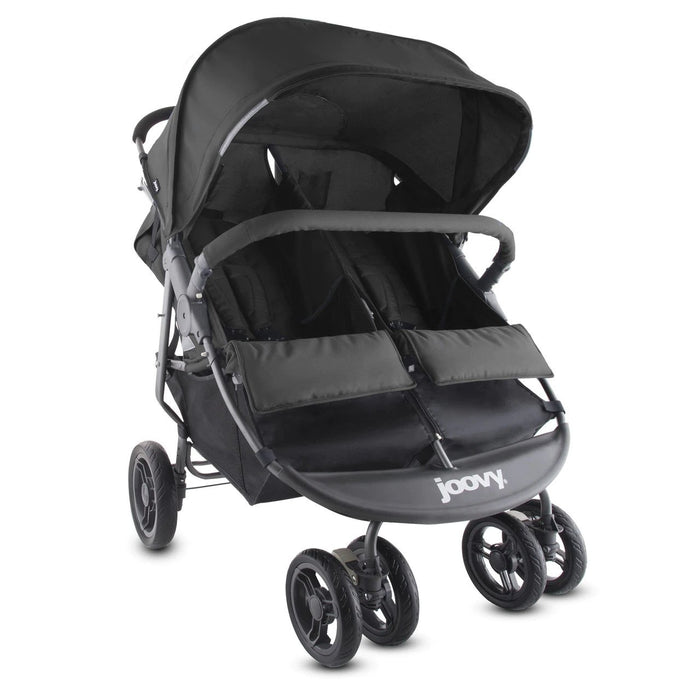 used Joovy Scooter X2 Double Stroller, 2021, Charcoal