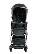 secondhand Mockingbird Single to Double Stroller, Silver with Penny Leather, Windowpane, Black , 2022