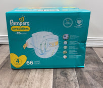 secondhand Pampers Swaddlers Diapers, Size 4 66 Count