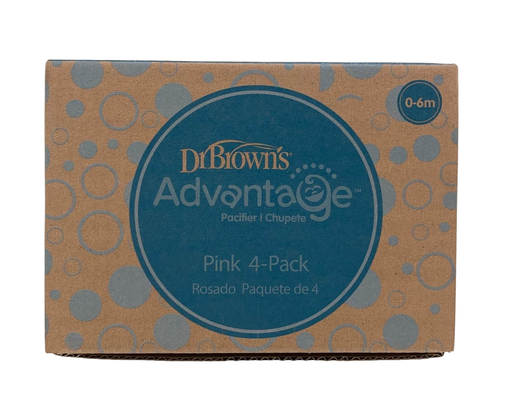 secondhand Dr. Brown's Advantage Pacifiers 4pack, Pink