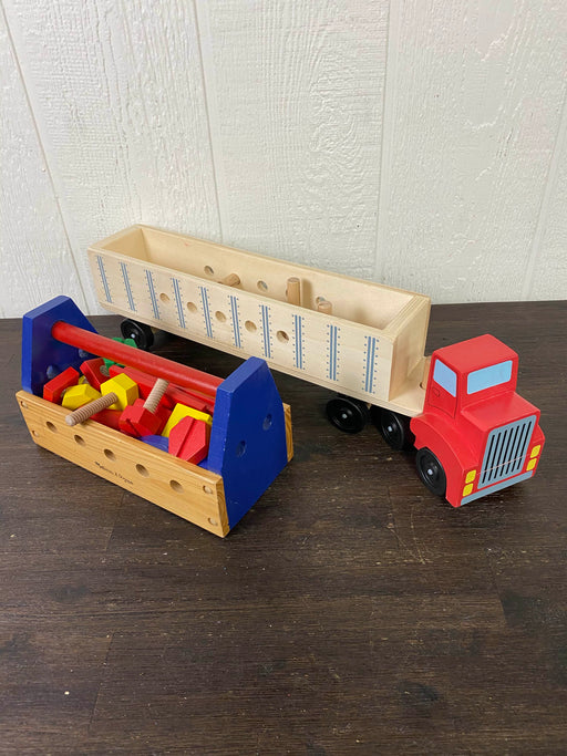 used Melissa & Doug Take-Along Tool Kit Wooden Toy