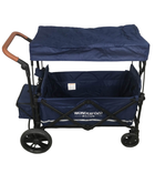 secondhand Wonderfold X2 Push + Pull Double Stroller Wagon, Sapphire Navy, 2022