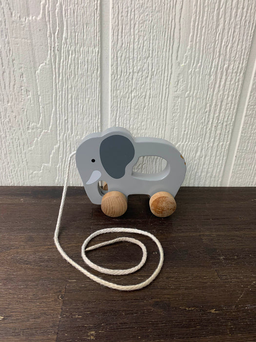 used Hape Elephant Pull Along Toy