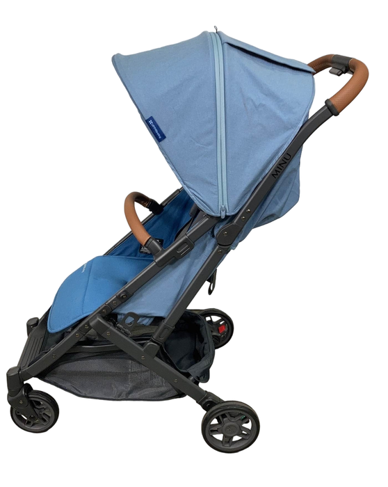 secondhand UPPAbaby MINU V2 Stroller, 2022, Charlotte (Coastal Blue)