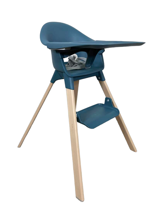 used Stokke Clikk High Chair, Fjord Blue