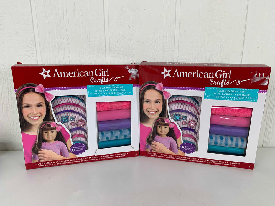 used American Girl Tulle Headband Kit