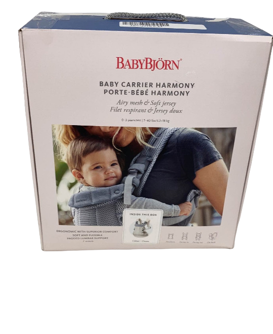 BabyBjorn Baby Carrier Harmony, 3D Mesh, Cream