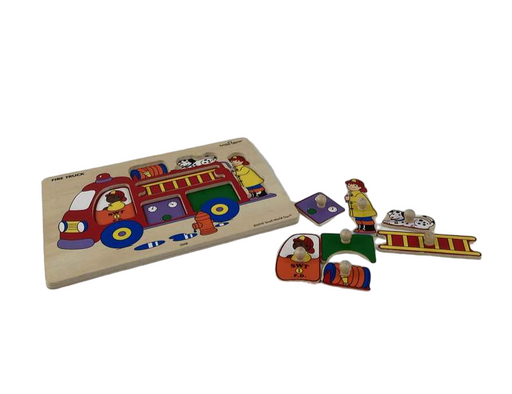 used Small World Toys Ryan's Room Wooden Puzzle