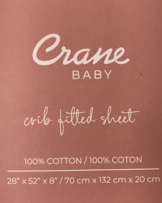 secondhand Crane Baby Crib Fitted Sheet, Evergreen