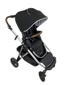 used Mockingbird Single Stroller, 2023, Black, Windowpane, Silver With Penny Leather