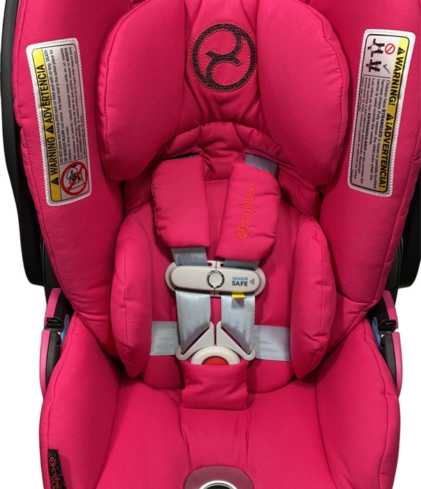 Cybex Cloud Q Infant Car Seat with SensorSafe, Passion Pink, 2021