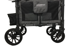 Wonderfold W2 Luxe Multifunctional Double Stroller Wagon, 2021, Charcoal Gray