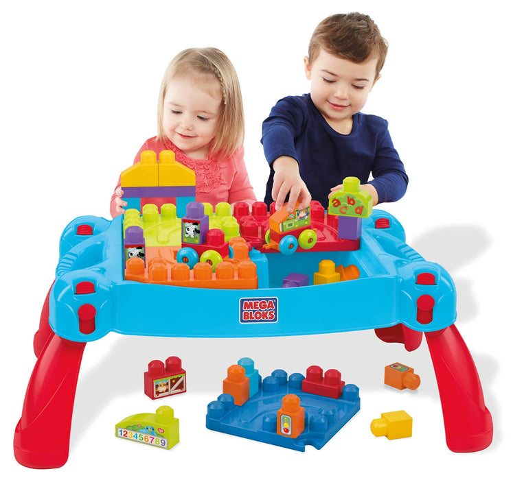 used Mega Bloks Build ‘N Learn Table, And Bloks