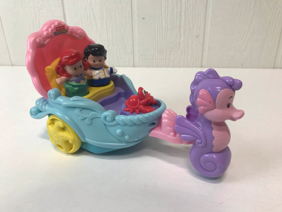 secondhand Fisher Price Little People Disney Princess: Ariel’s Coach